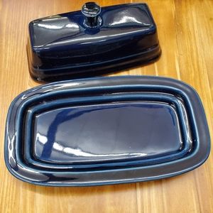 Fiestaware Cobalt Butter Dish